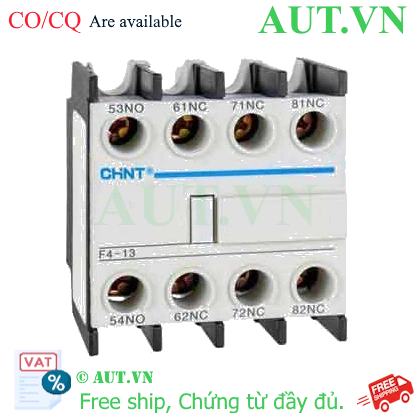 Ảnh của Tiếp điểm phụ cho công tắc tơ NC2 CHINT F4-13 