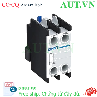 Ảnh của Tiếp điểm phụ cho công tắc tơ NC2 CHINT F4-20 