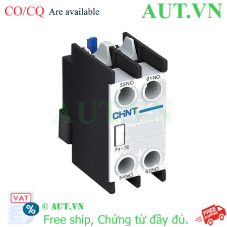 Ảnh của Tiếp điểm phụ cho công tắc tơ NC2 CHINT F4-20 