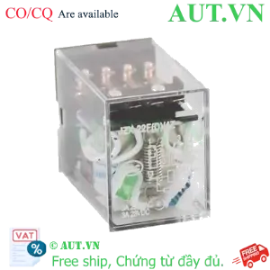 Ảnh của Rơ le trung gian CHINT JZX-22F(D)/4Z PLU DC24V | 4PDT, 14 chân, 24VDC (Có LED)