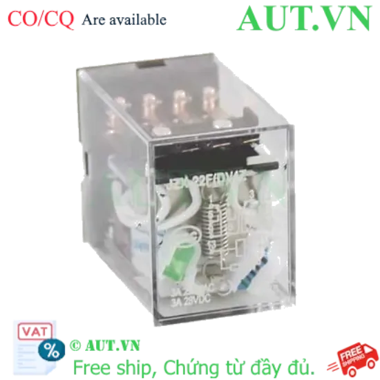 Ảnh của Relay trung gian CHINT JZX-22F(D)/4Z PLU DC24V 