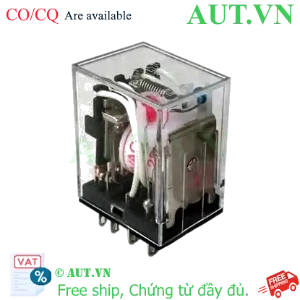 Ảnh của Rơ le trung gian CHINT JZX-22F(D)/4Z PLU AC220V - 4PDT 14 Chân, Có Đèn LED - AUT VN