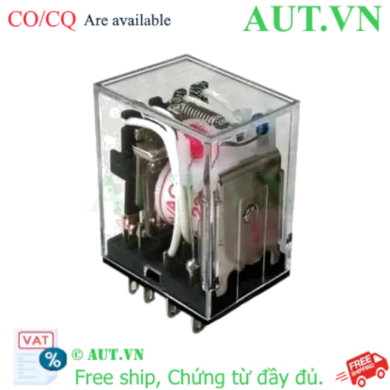 Ảnh của Relay trung gian CHINT JZX-22F(D)/4Z PLU AC220V 
