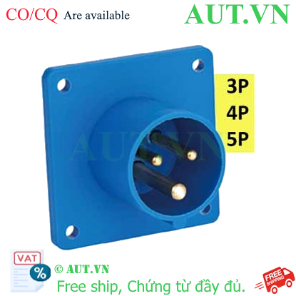 Ảnh của Phích cắm công nghiệp gắn panel CHINT NXTC-316AP6h/250V PLUG 