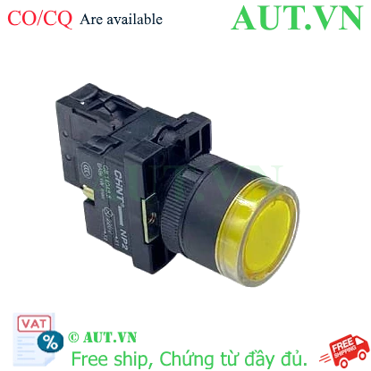 Ảnh của Nút nhấn có đèn loại nhấn nhả CHINT NP2-EW3563 230V LED 