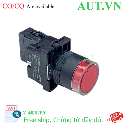 Ảnh của Công tắc tròn nhấn nhả NP2-EW3464 230V LED CHINT