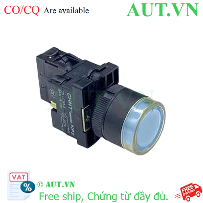 Ảnh của Nút nhấn có đèn loại nhấn nhả CHINT NP2-EW3664 230V LED 