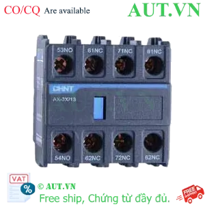 Ảnh của Tiếp điểm phụ CHINT AX-3X/13 (1NO+3NC) - Lắp trên Contactor NXC, Chính hãng AUT VN