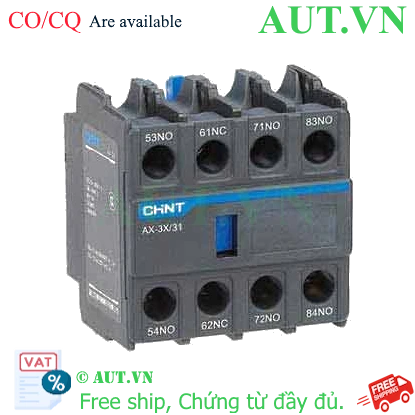 Ảnh của Tiếp điểm phụ cho công tắc tơ dòng NXC CHINT AX-3X/31 
