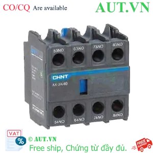 Ảnh của Tiếp điểm phụ CHINT AX-3X/40 (4NO) - Lắp trên Contactor NXC - AUT VN