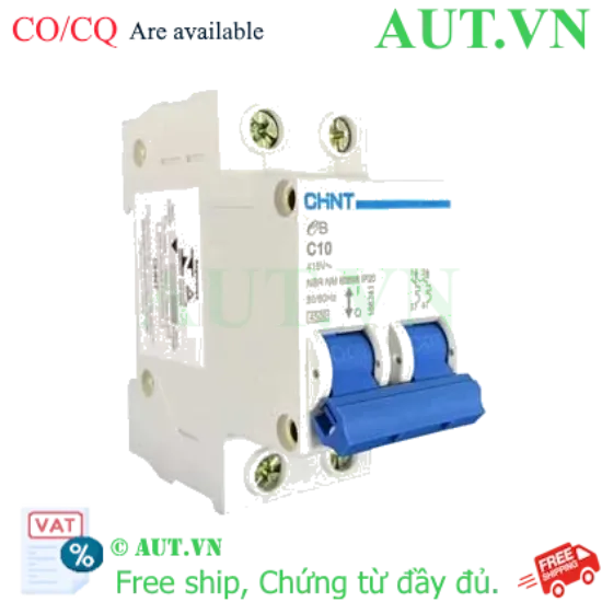 Ảnh của Cầu dao tự động CHINT eB 2P C10 4.5kA 