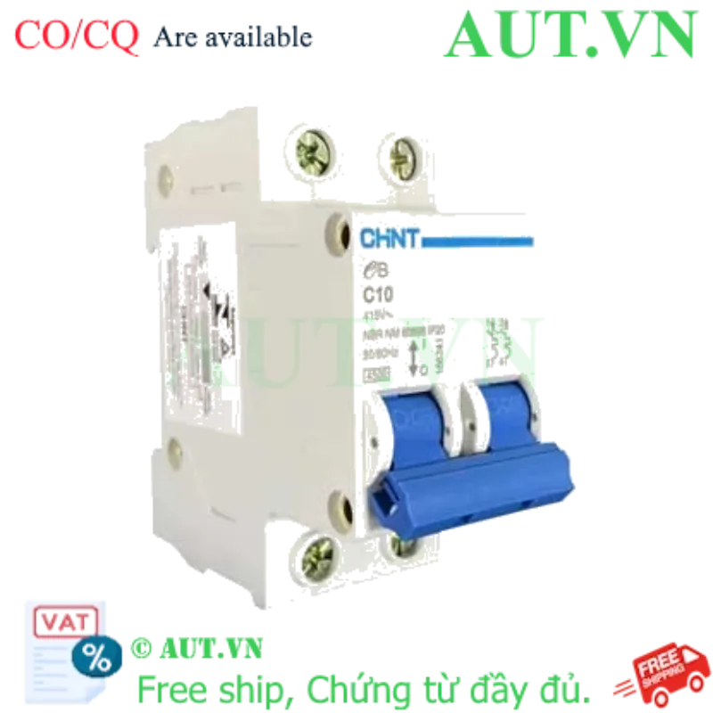 Ảnh của Cầu dao tự động CHINT eB 2P C10 4.5kA 