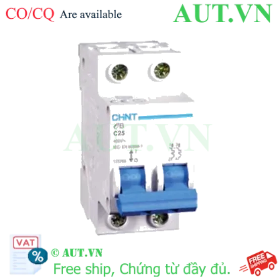Ảnh của Cầu dao tự động CHINT eB 2P C25 4.5kA 