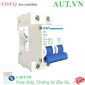 Ảnh của Cầu dao tự động CHINT eB 2P C20 4.5kA 