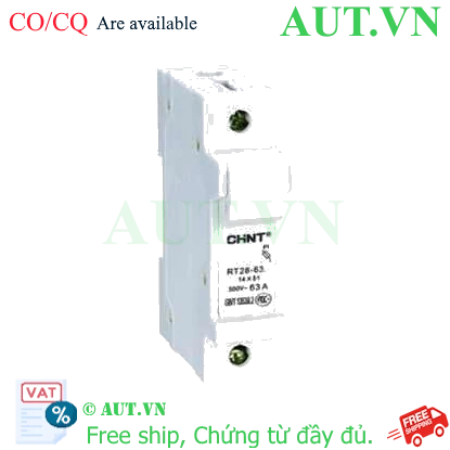 Ảnh của Đế cầu chì dạng hình trụ CHINT BASE RT28-63 1P 