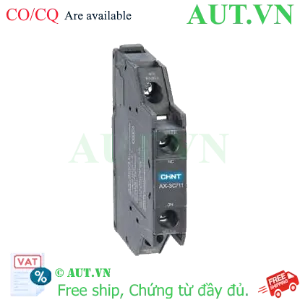 Ảnh của Tiếp Điểm Phụ CHINT AX-3C/11 (1NO+1NC) - Lắp Hông Contactor NXC | Chính Hãng AUT VN