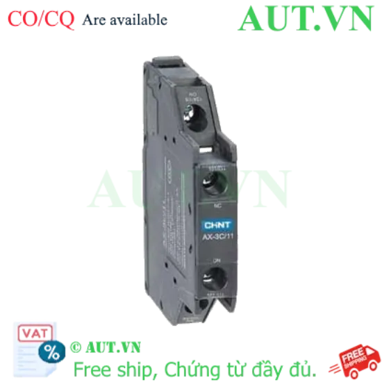Ảnh của Tiếp Điểm Phụ CHINT AX-3C/11 (1NO+1NC) - Chính Hãng, Lắp Gắn Hông, Chuẩn IEC | AUT VN