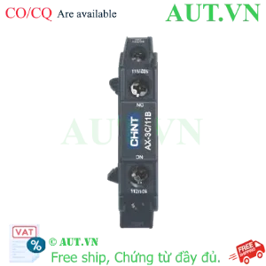 Ảnh của Tiếp điểm phụ CHINT AX-3C/11B (1NO+1NC) cho Contactor NXC | Lắp hông linh hoạt, Chính hãng AUT VN