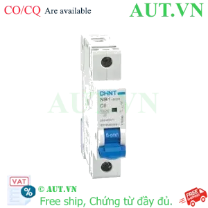 Ảnh của Áp tô mát | NB1-63H 1P C6 10kA DB chint chính hãng 100%