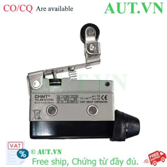 Ảnh của Công tắc hành trình loại rất nhỏ (microswitch) CHINT YBLXW-6/11DDL 