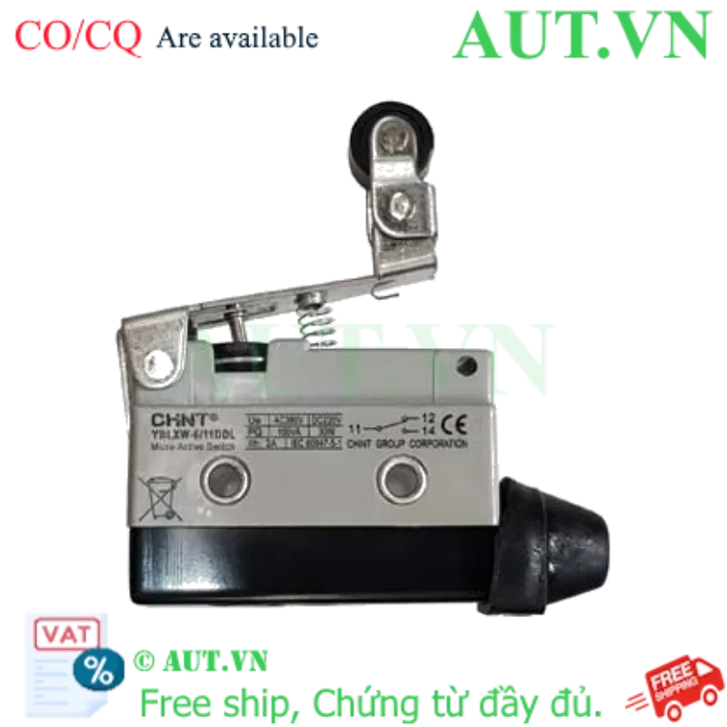 Ảnh của Công tắc hành trình loại rất nhỏ (microswitch) CHINT YBLXW-6/11DDL 