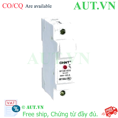 Ảnh của Đế cầu chì dạng hình trụ CHINT BASE RT28-63X 1P 