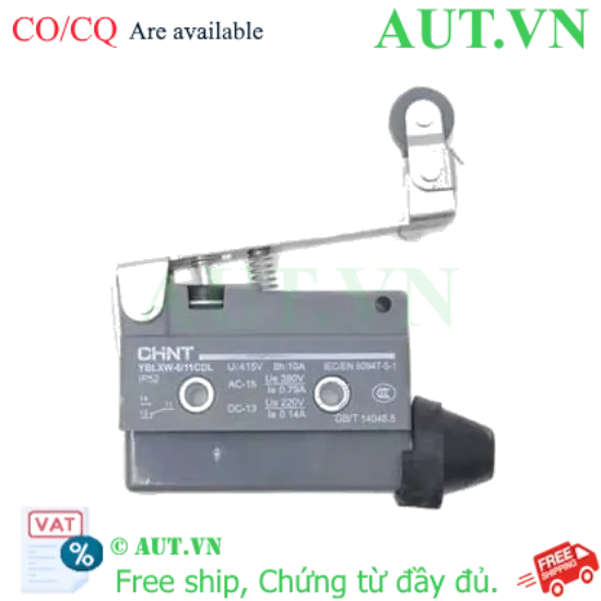 Ảnh của Công tắc hành trình loại rất nhỏ (microswitch) CHINT YBLXW-6/11CDL 