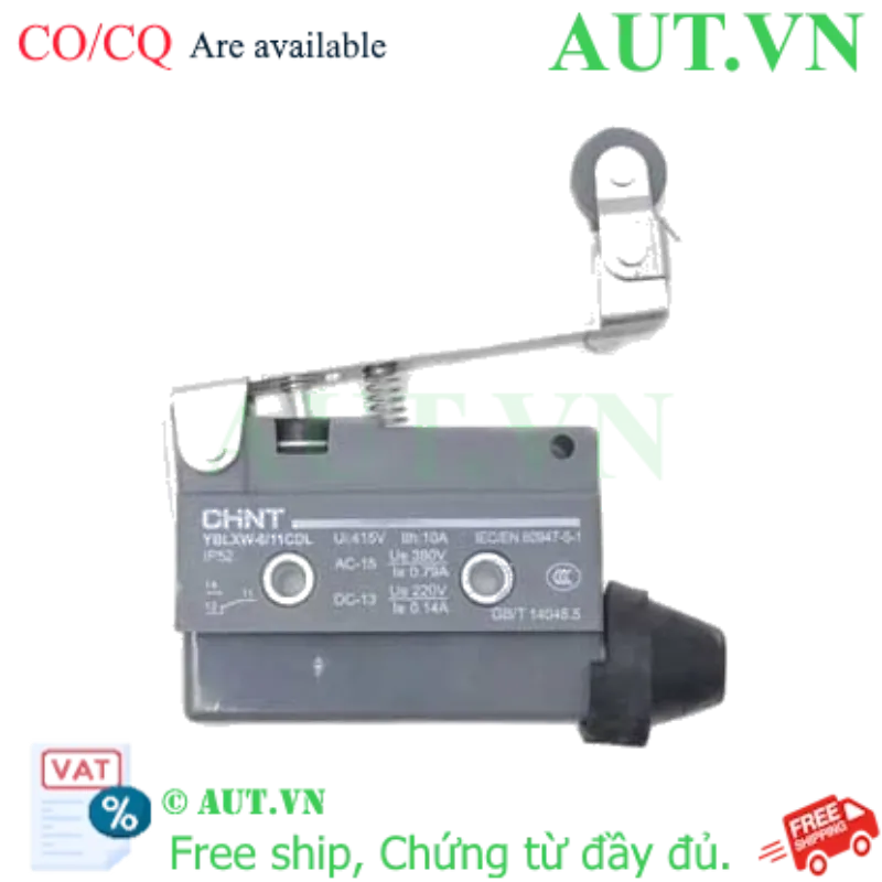 Ảnh của Công tắc hành trình loại rất nhỏ (microswitch) CHINT YBLXW-6/11CDL 