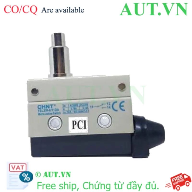 Ảnh của Công tắc hành trình loại rất nhỏ (microswitch) CHINT YBLXW-6/11DA 