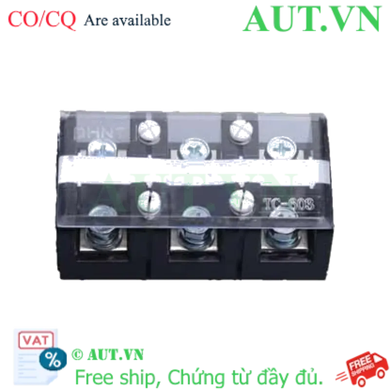 Ảnh của Cầu Đấu Điện CHINT TC-603 60A/600V - Lắp Ray DIN 35mm Chuyên Nghiệp