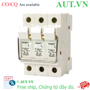 Ảnh của Đế Cầu Chì CHINT RT28N-32 3P - 3 Pha 32A, Kích thước 10x38mm
