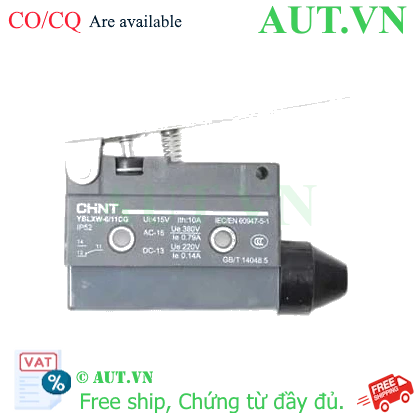 Ảnh của Công tắc hành trình loại rất nhỏ (microswitch) CHINT YBLXW-6/11CG 
