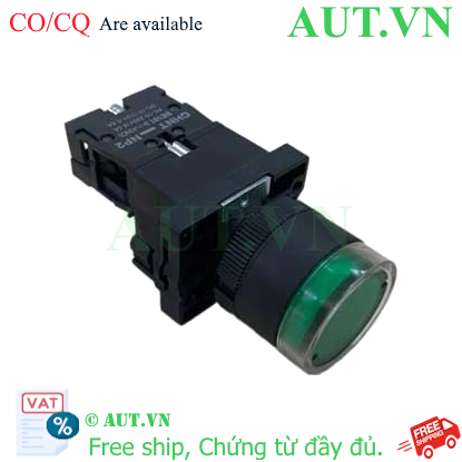 Ảnh của Nút nhấn có đèn CHINT NP2-BW3361 230V LED 