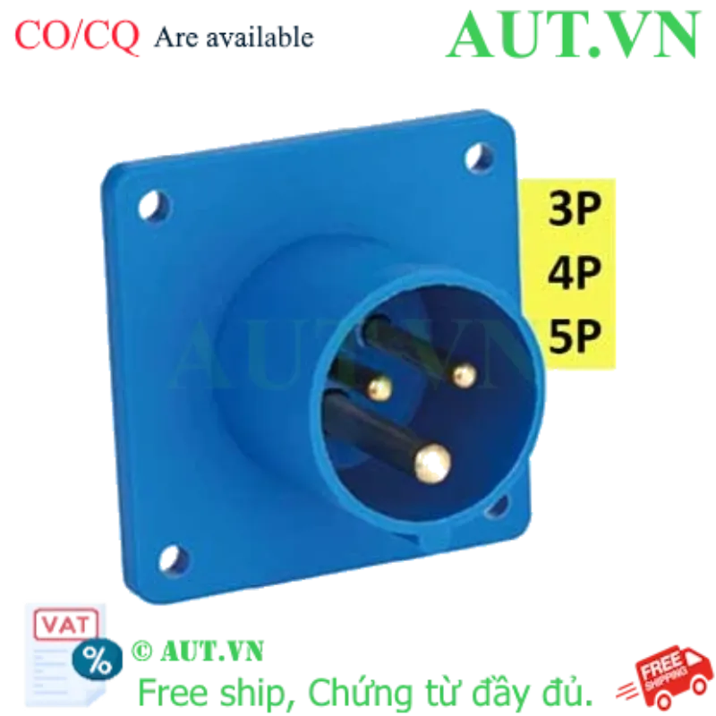 Ảnh của Phích cắm công nghiệp gắn panel CHINT NXTC-416AP6h/415V PLUG 