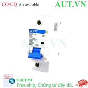 Ảnh của Áp tô mát cài loại nhỏ CHINT NXB-125 1P D63 