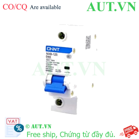 Ảnh của Aptomat MCB 1 pha NXB-125 1P D80 CHINT giá cực rẻ