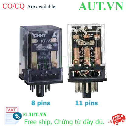 Ảnh của Rơ le trung gian CHINT JQX-10F/3Z DC18V 