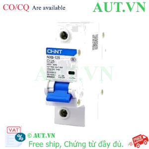 Ảnh của Áp tô mát cài loại nhỏ CHINT NXB-125 1P C125 