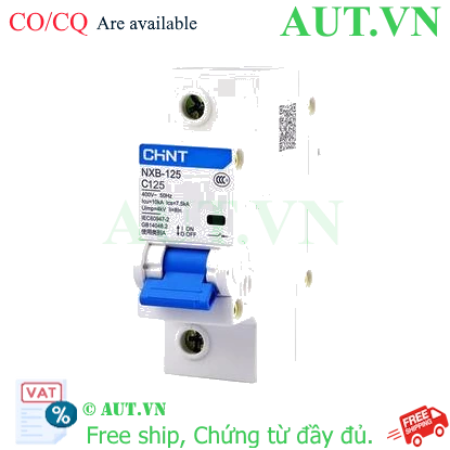 Ảnh của Áp tô mát cài loại nhỏ CHINT NXB-125 1P C125 