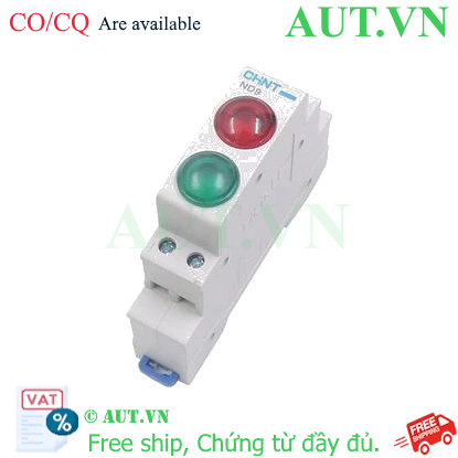 Ảnh của Đèn báo gắn thanh ray dạng module CHINT ND9-2/GR 230V 