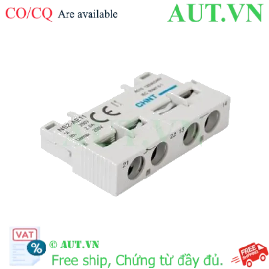 Ảnh của Tiếp điểm phụ CHINT NS2-AE11 (1NO+1NC) cho Contactor dòng NS2