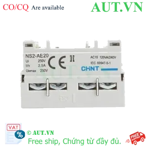 Ảnh của Tiếp điểm phụ (phụ kiện dòng NS2) CHINT NS2-AE20 