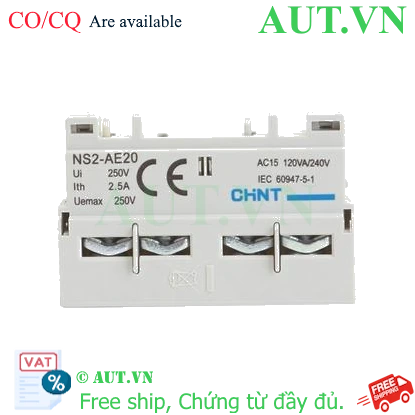 Ảnh của Tiếp điểm phụ (phụ kiện dòng NS2) CHINT NS2-AE20 