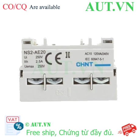 Ảnh của Tiếp điểm phụ (phụ kiện dòng NS2) CHINT NS2-AE20 