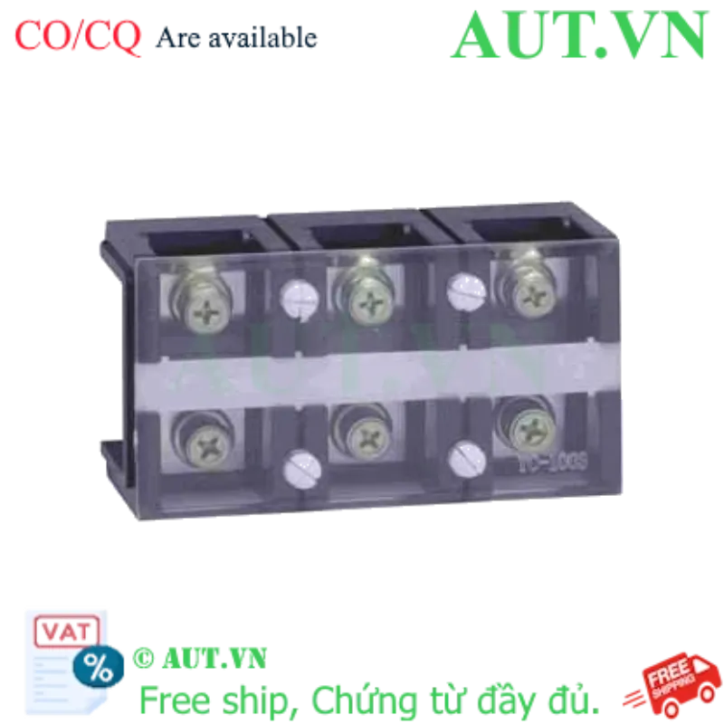 Ảnh của Cầu đấu Domino CHINT TC-1003 3P 100A 600V - Chính hãng AUT VN