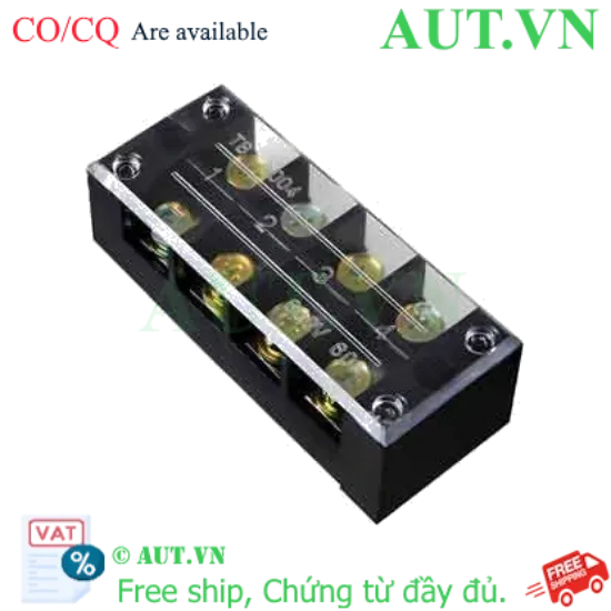 Ảnh của Cầu đấu dạng khối CHINT TB-6004, 4 cực, 60A, 600V