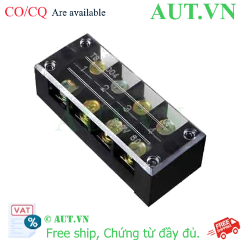 Ảnh của Cầu đấu dạng khối CHINT TB-6004, 4 cực, 60A, 600V