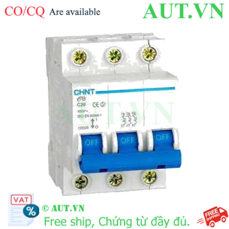 Ảnh của Cầu dao tự động CHINT eB 3P C20 4.5kA 