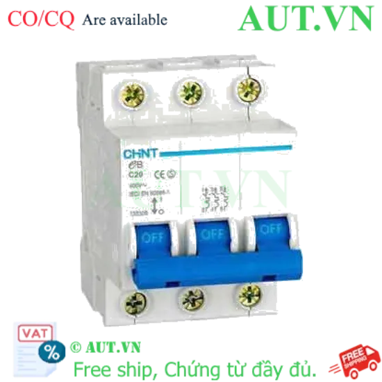 Ảnh của Cầu dao tự động CHINT eB 3P C20 4.5kA 