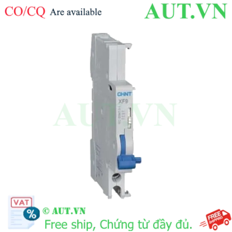Ảnh của Tiếp Điểm Phụ XF9 CHINT Chính Hãng - SPDT (1NO/1NC), Giám Sát MCB/RCBO, Lắp Gắn Nhanh